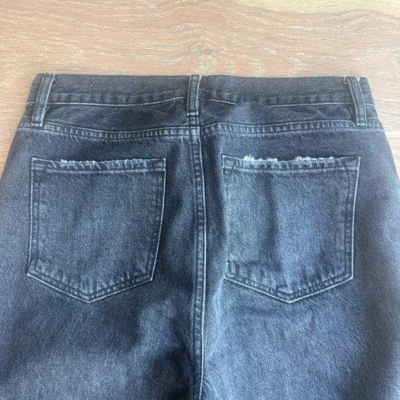 FRAME Le Baggy Palazzo Black Jeans - Picture 8 of 9